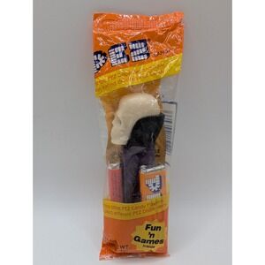 Halloween Vintage PEZ Candy Dispenser Dr Skull Unopened Orange Strawberry